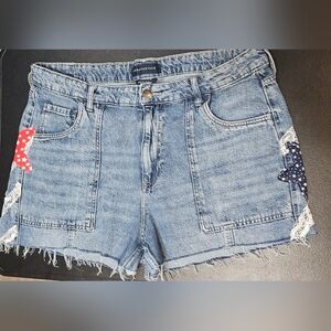 Aeropostale Women's Blue Denim Shorts